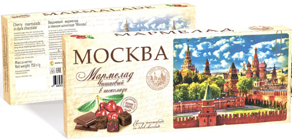№2 Сладарт Мармелад Вишневый в тёмном шоколаде, 150г   в Кемерово