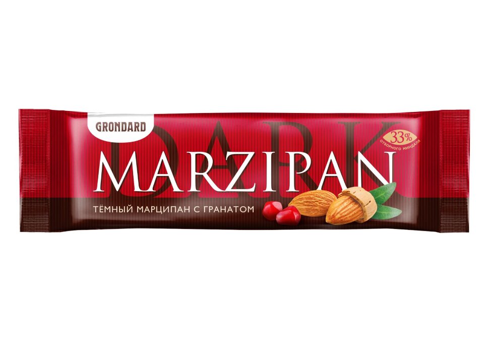 TM Grondard     (10973) Батончики глазированные Марципановые ГРАНАТ, (24шт по 50г)       в Кемерово