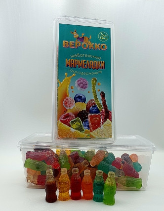  Жевательный мармелад Бутылочки Кола, 250г      в Кемерово