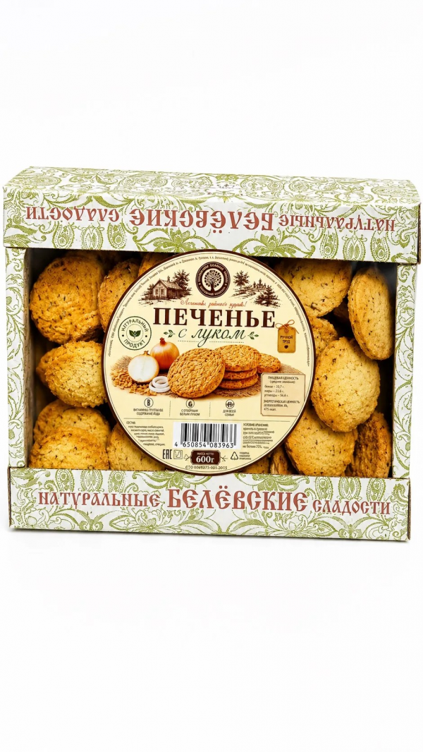 №1  Печенье с луком 600г в Кемерово